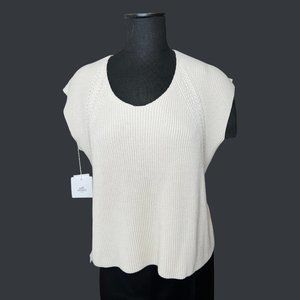 Hermes NWT Womens Sleeveless Pullover Sweater Vest Rayon Cotton EU Size 40